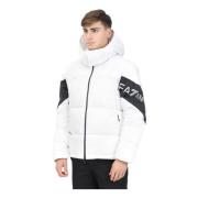 Emporio Armani EA7 Quiltad Vit Pufferjacka Herr White, Herr