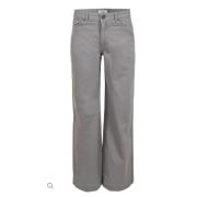 DNM Pure Retro-chic wide leg jeans Gray, Dam