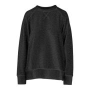 Ottod'Ame Lurex Långärmad Raglan Tröja Black, Dam