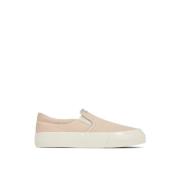 Junya Watanabe Vita Slip-On Sneakers Logo Gummi Beige, Herr