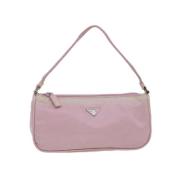 Prada Vintage Pre-owned Nylon prada-vskor Pink, Dam