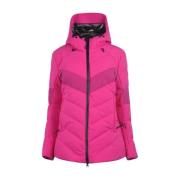 Emporio Armani EA7 Rosa Race Ski Down Jacket Pink, Dam