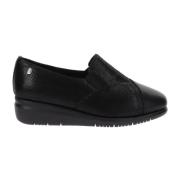 Cinzia Soft Läder Dams Loafers Stiligt Komfort Black, Dam