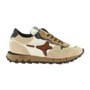 Ama Brand Beige Sneakers Model 3046 S.run Beige, Herr