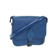 Louis Vuitton Vintage Pre-owned Laeder louis-vuitton-vskor Blue, Dam