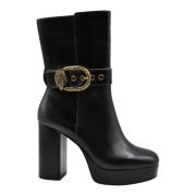 Kurt Geiger Bruna Platta Skor Mayfair Ankelboots Black, Dam