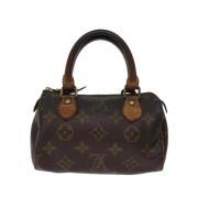 Louis Vuitton Vintage Pre-owned Canvas handvskor Brown, Dam