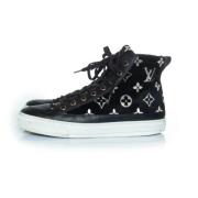 Louis Vuitton Vintage Pre-owned Sammet sneakers Black, Dam