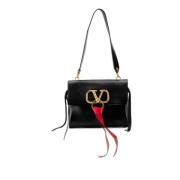 Valentino Vintage Pre-owned Laeder axelremsvskor Black, Dam