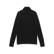 Graumann Svart Turtle Neck Tröja Black, Dam