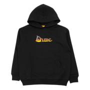 Dime Mtl Smältande Logga Svart Hoodie Black, Herr