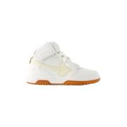 Off White Laeder sneakers White, Dam