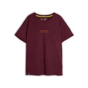 Munich Bordeaux Tryckt Oversize Urban T-shirt Red, Herr