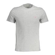 Guess Kortärmad Slim Fit Logot-shirt Gray, Herr