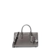 Michael Kors Scarlett Axelväska med Elegant Stängning Gray, Dam