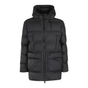 Rains Puffer Cargo Jacka Black, Herr