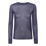 Majestic Filatures Blå Micromodal Cashmere T-shirts och Polos Blue, Da...