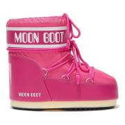 Moon Boot Låg Nylon Ikonisk Stil Sneakers Pink, Dam