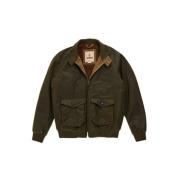 Baracuta Vaxad Ficka Djup Moss Jacka Green, Herr