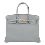 Hermès Vintage Pre-owned Laeder handvskor Gray, Dam