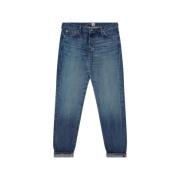 Edwin Regular Tapered Jeans Blå Mörk Tvätt Blue, Herr