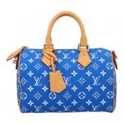 Louis Vuitton Vintage Pre-owned Laeder handvskor Blue, Dam