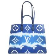 Louis Vuitton Vintage Pre-owned Canvas louis-vuitton-vskor Blue, Dam