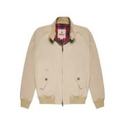 Baracuta Klassisk Harrington jacka i natur Beige, Herr