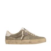 Golden Goose Italienska mockasneakers med logodetaljer Green, Dam