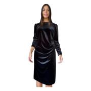 Joseph Ribkoff Elegant Svart Sammet Klänning Black, Dam