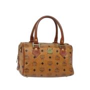 MCM Pre-owned Pre-owned Tyg handvskor Brown, Dam