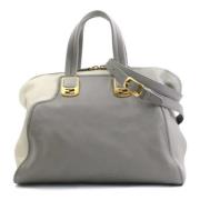 Fendi Vintage Pre-owned Laeder fendi-vskor Gray, Dam