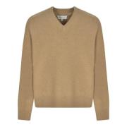 Maison Margiela Stiliga Sweaters Kollektion Brown, Herr