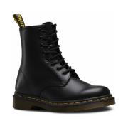 Dr. Martens Klassisk läder militärstövel Black, Herr