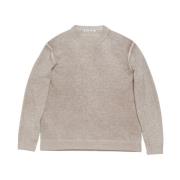 Acne Studios Beige Stickad Tröja Beige, Herr