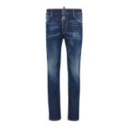 Dsquared2 Faded Blue Jeans Klassisk Design Blue, Herr