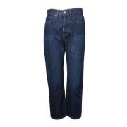 Acne Studios Pre-owned Pre-owned Bomull jeans Blue, Dam