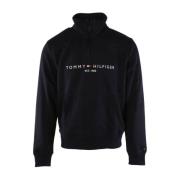 Tommy Hilfiger Blå T-Sweater för Män Black, Herr