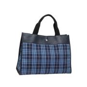 Burberry Vintage Pre-owned Nylon handvskor Blue, Dam