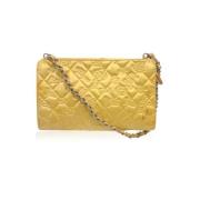 Chanel Vintage Pre-owned Laeder chanel-vskor Yellow, Dam