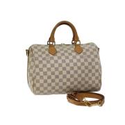 Louis Vuitton Vintage Pre-owned Canvas handvskor Beige, Dam