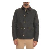 Barbour Kort Harrington jacka med sammet krage Green, Herr