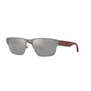 Armani Exchange Röda Acetat Solglasögon Red, Herr