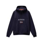 Napapijri Herr Burgee HZH 2.0 Sweatshirt Blue, Herr