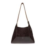 Jimmy Choo Mocka axelväska Diamant Brown, Dam