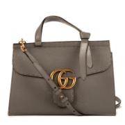 Gucci Vintage Pre-owned Laeder handvskor Gray, Dam