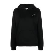 Coperni Svart Logo Hoodie Tröja Black, Dam