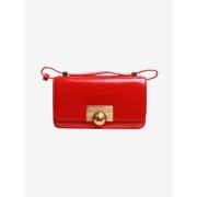 Bottega Veneta Vintage Pre-owned Laeder axelremsvskor Red, Dam