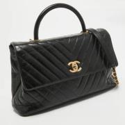 Chanel Vintage Pre-owned Laeder handvskor Black, Dam