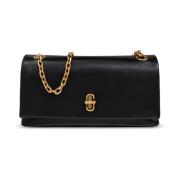 Marc Jacobs Läder axelväska Black, Dam